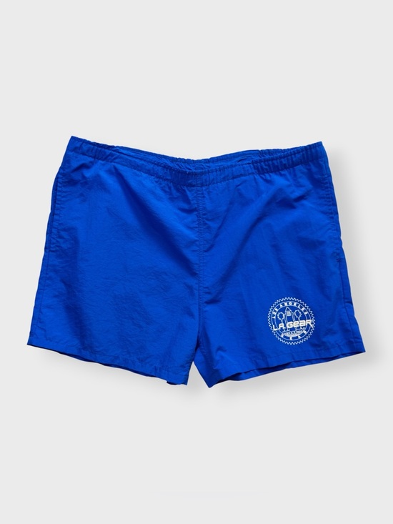 L.A. Gear Other - Vintage 90s L.A. Gear Logo Shorts, Soccer Gym Workout Nylon Pockets, XL 3" Beach